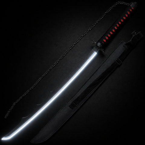 Bleach - Ichigo Kurosaki Tensa Zangetsu LED Katana Sword