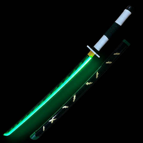 Demon Slayer Sword - Sanemi Shinazugawa Green LED Light Katana