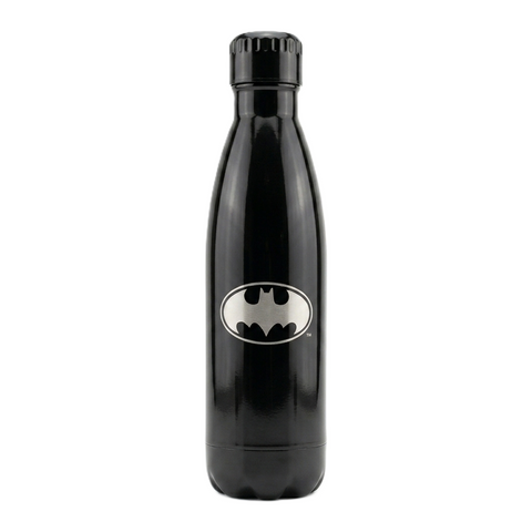 Official Warner Bros. DC Comics Batman Metal Water Bottle - 17oz (500ml)
