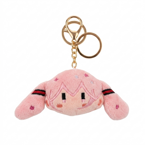 Hatsune Miku: Pink Head Plush Keychain