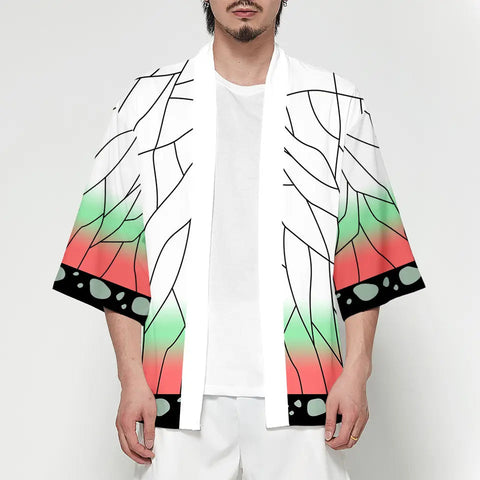 Demon Slayer - Shinobu Kocho Butterfly Pattern Haori Kimono Cardigan