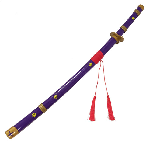 Zoro Enma Violet Katana Sword Cosplay (wood) V2