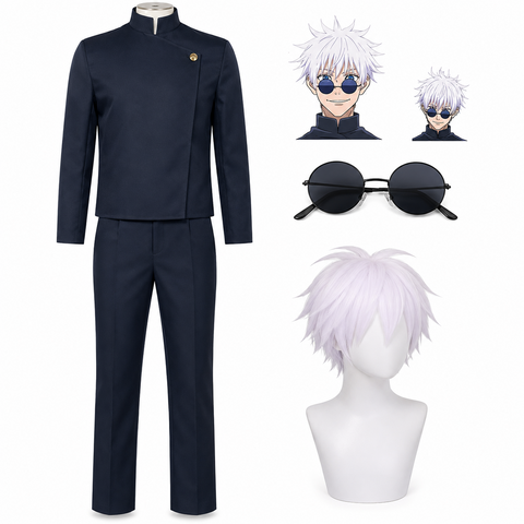Jujutsu Kaisen - Satoru Gojo High School Student Cosplay Costume Set