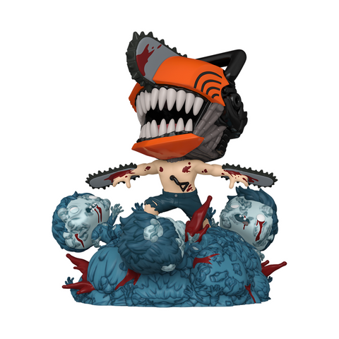 Funko Pop! Animation: Chainsaw Man - Chainsaw Man (Deluxe Edition) (5.8 Inches Jumbo Sized)#1768
