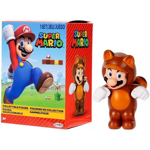 Super Mario: Tanooki Mario Collectible Figure by Jakks Pacific