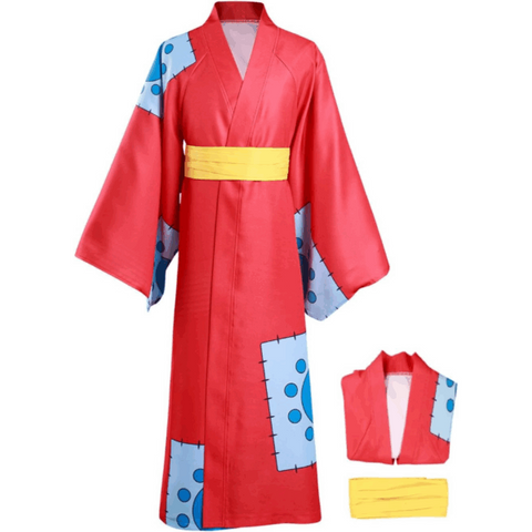 One Piece Monkey D Luffy Wano Cosplay