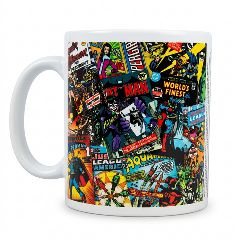 Official Warner Bros. DC Comics Comic Covers Mug - 11oz (315ml)