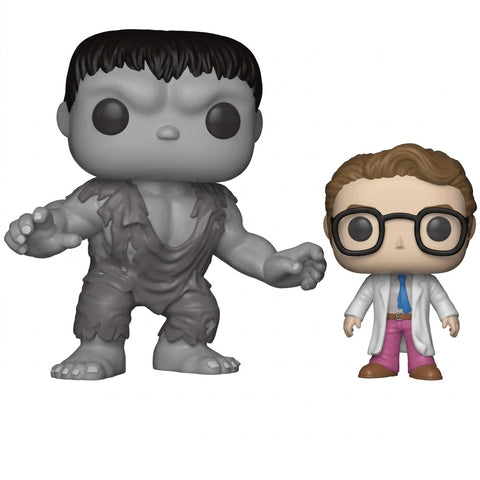 Funko Pop! Marvel: The Hulk & Bruce Banner (6-Inch Super-Sized / Marvel Collector Corps Exclusive) #284