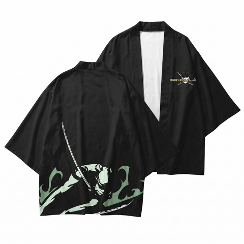 One Piece RORONOA ZORO Kimono Cosplay