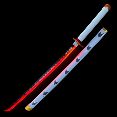 Demon Slayer - Rengoku Red LED Light - Up Katana