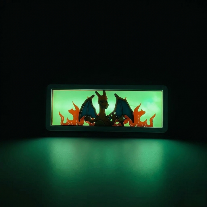 Pokémon – Charizard 3D LED Light Box With Remote – Animix Store