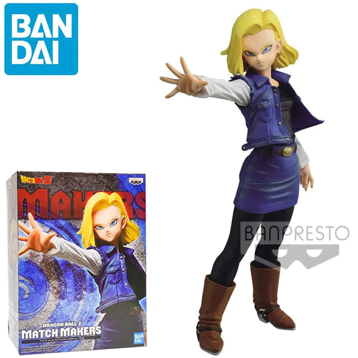 BANDAI MATCH MAKERS ANDROID 18 ACTION FIGURE 18 CM DRAGON BALL Z ...