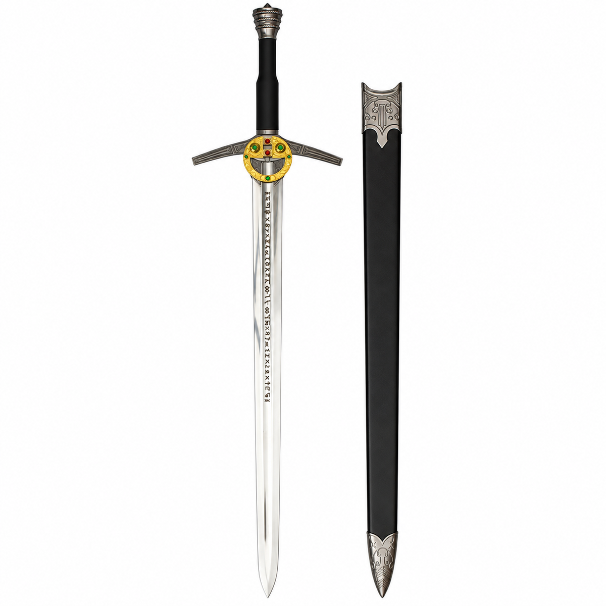 The Witcher - Geralt of Rivia (Steel) Sword with Wall Mount Plaque