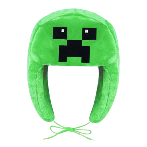 MINECRAFT €“ CREEPER USHANKA – Animix Store