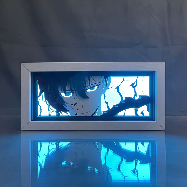 Solo Leveling - Sung Jinwoo Anime Light Box 3D with LED Light – Animix ...