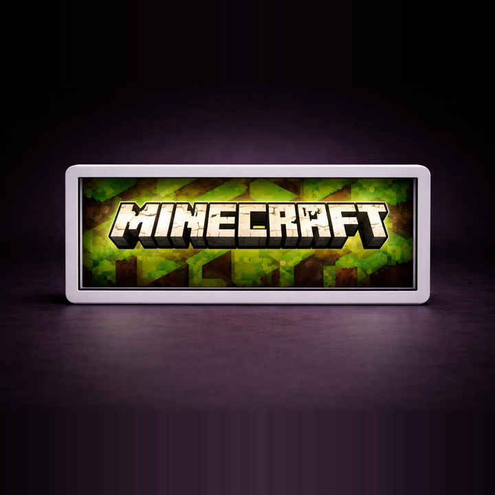 Minecraft Logo LED Light Box With Remote – Animix Store