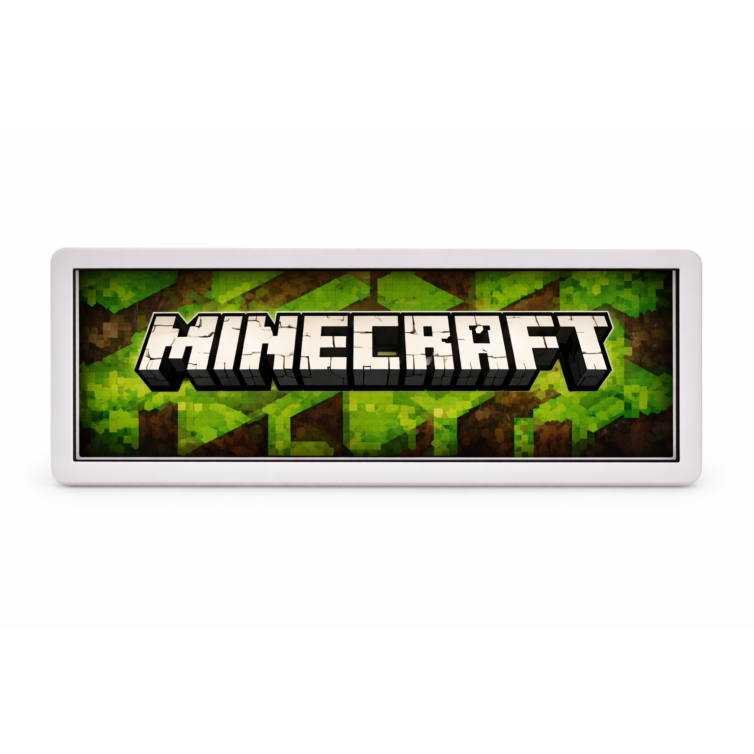 Minecraft Lightbox Minecraft Logo LED Light Box With Remote – Animix Store