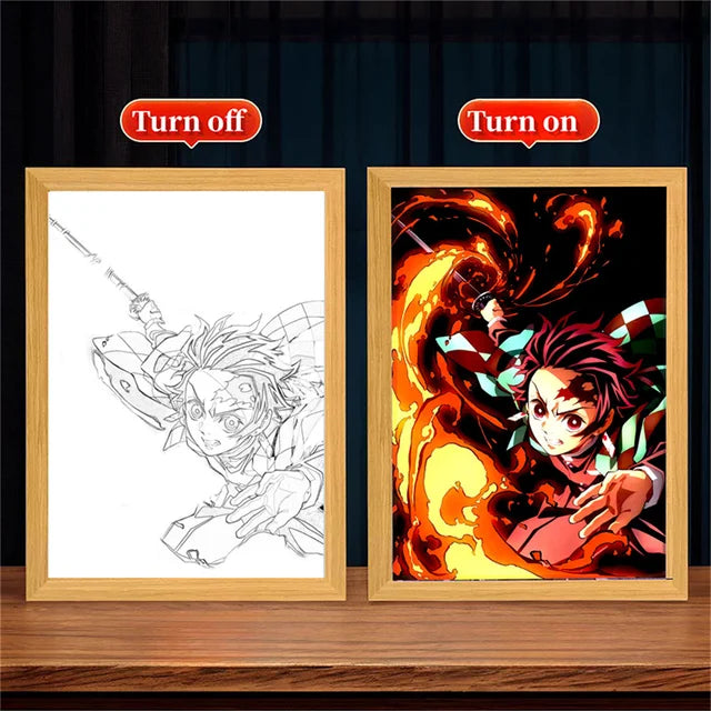 DEMON SLAYER TANJIRO PHOTO FRAME LED LIGHT – Animix Store