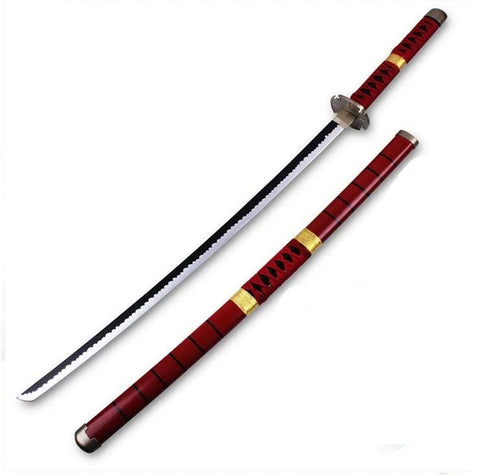 One Piece Zoro's Sandai Kitetsu Katana (wood)