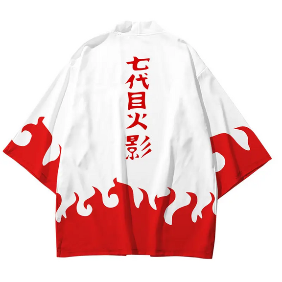 Naruto Shippuden €“ Konoha Red Fire Haori – Animix Store