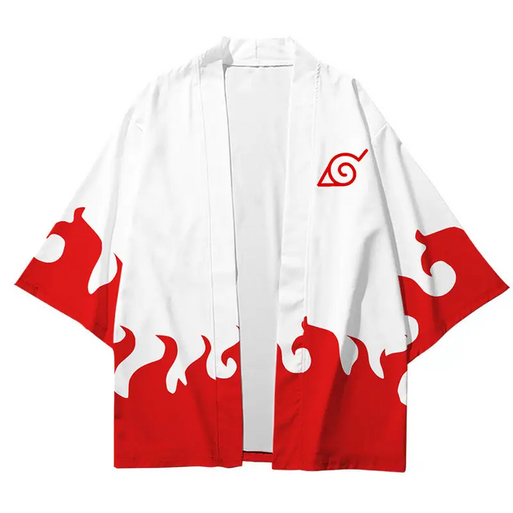 Naruto Shippuden €“ Konoha Red Fire Haori – Animix Store
