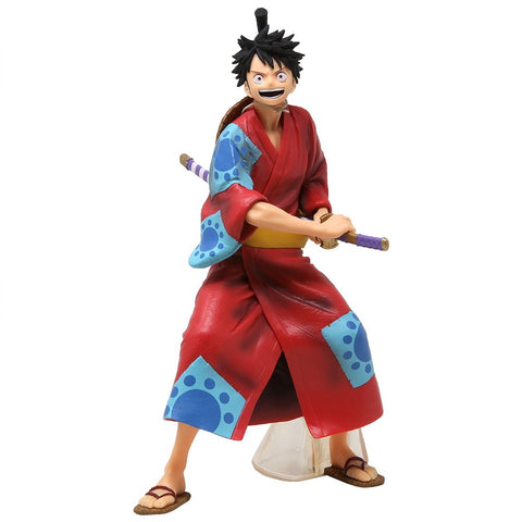 Banpresto One Piece Monkey D. Luffy Japanese Style Figure (red)