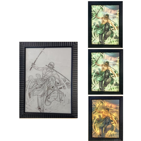 Roronoa Zoro LED Light Frame - One Piece