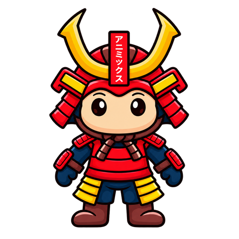 Animix samurai mascot
